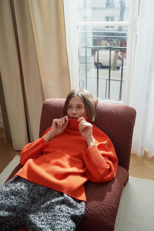 Inwear KaxyIW Turtleneck pullover Deep orange