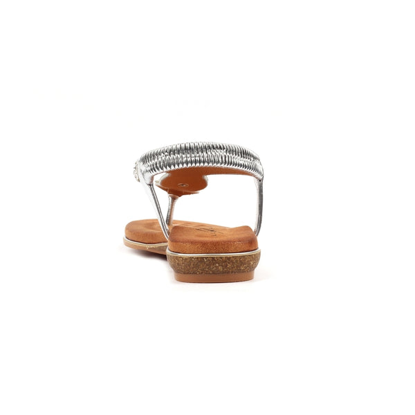 Lunar Estelle toe post sandal SILVER