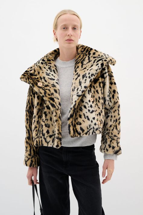 Inwear YobaIW Faux Fur jacket Leo fur