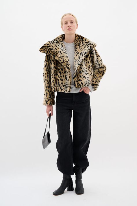 Inwear YobaIW Faux Fur jacket Leo fur
