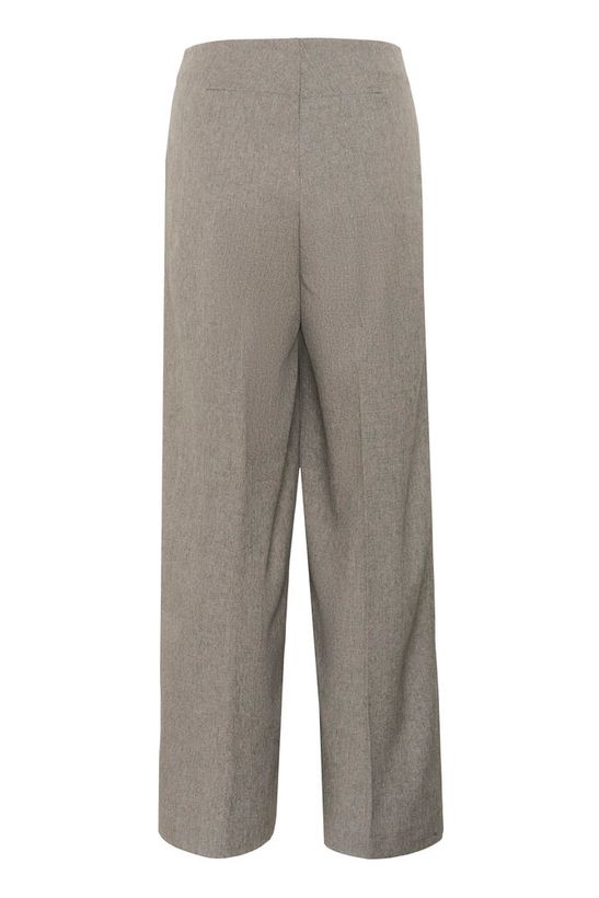 Soaked in Luxury SLLilu Corinne Wide Long Pants Grey Melange