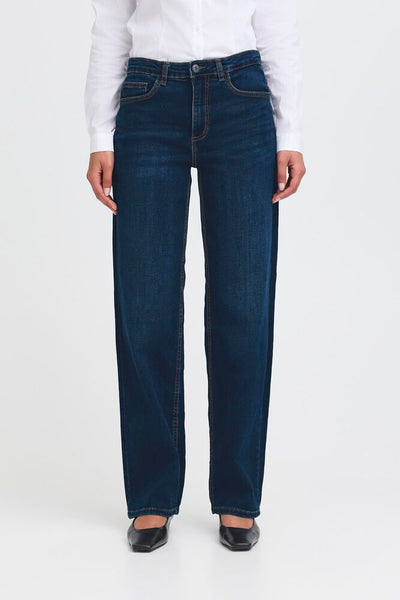 ICHI IHTWIGGY STRAIGHT Jean dark denim