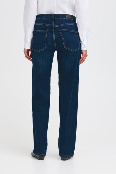 ICHI IHTWIGGY STRAIGHT Jean dark denim