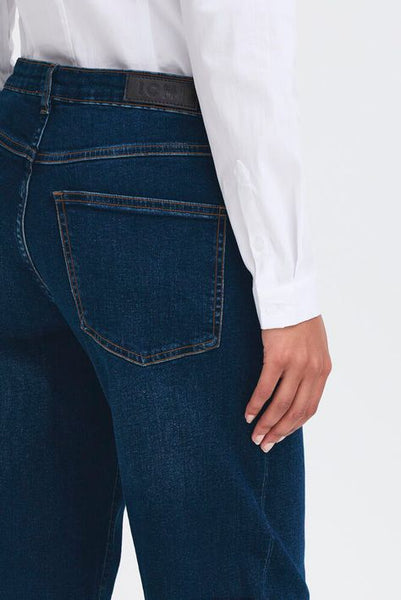 ICHI IHTWIGGY STRAIGHT Jean dark denim
