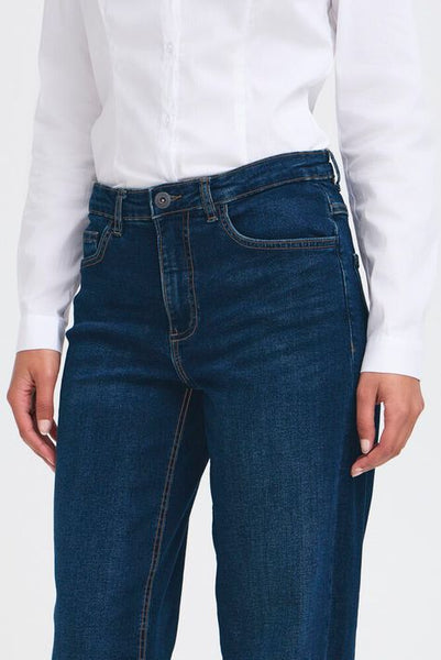 ICHI IHTWIGGY STRAIGHT Jean dark denim