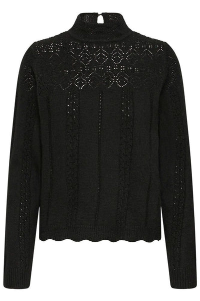 ICHI IHPOVOKE LS4 black jumper