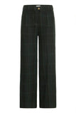 ICHI IHKATE WOOLLEY check trouser