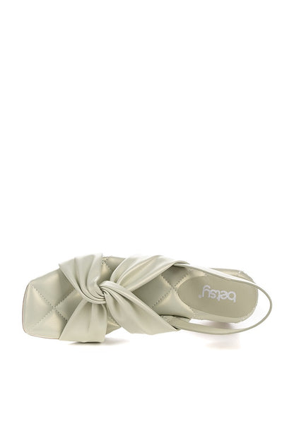 Betsy knot front Sandal