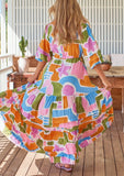 Jaase pablo print Mariana dress