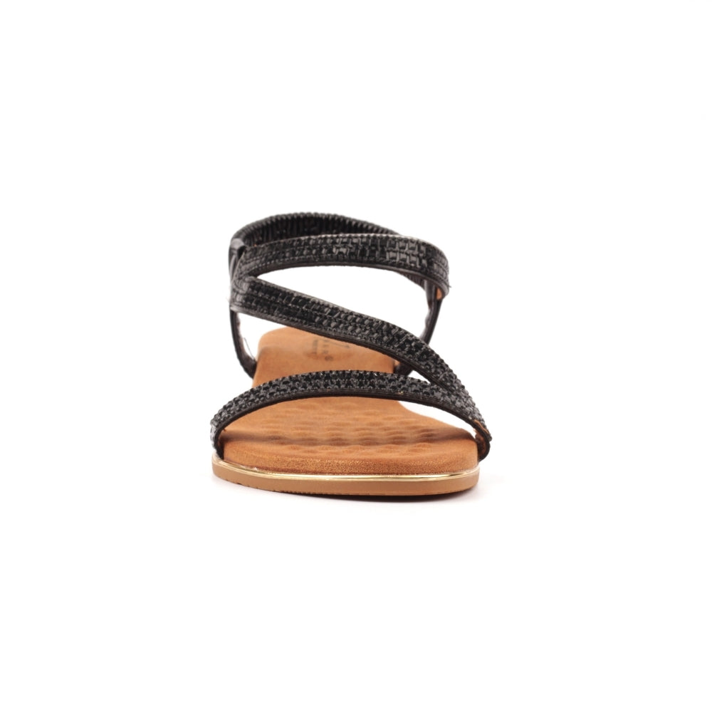 Lunar Jazmine Wide fit Sandal BLACK