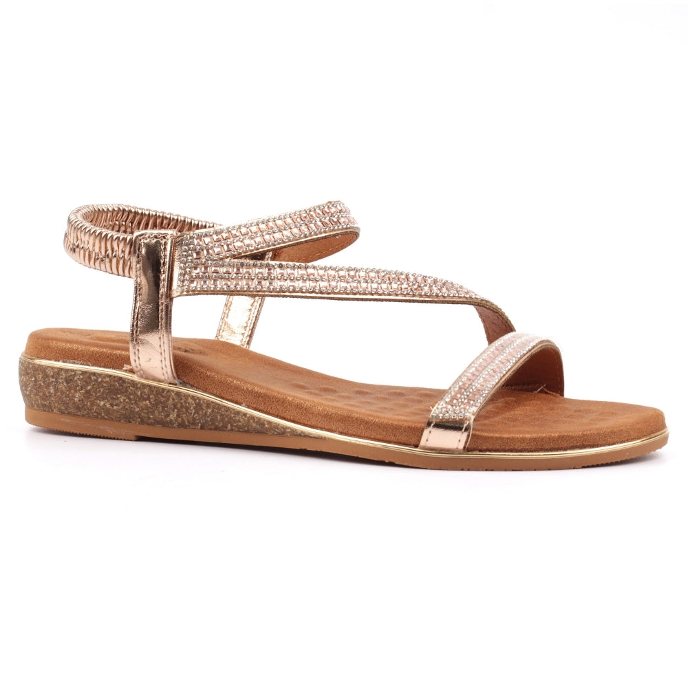 Lunar Jazmine Wide fit Sandal ROSE GOLD