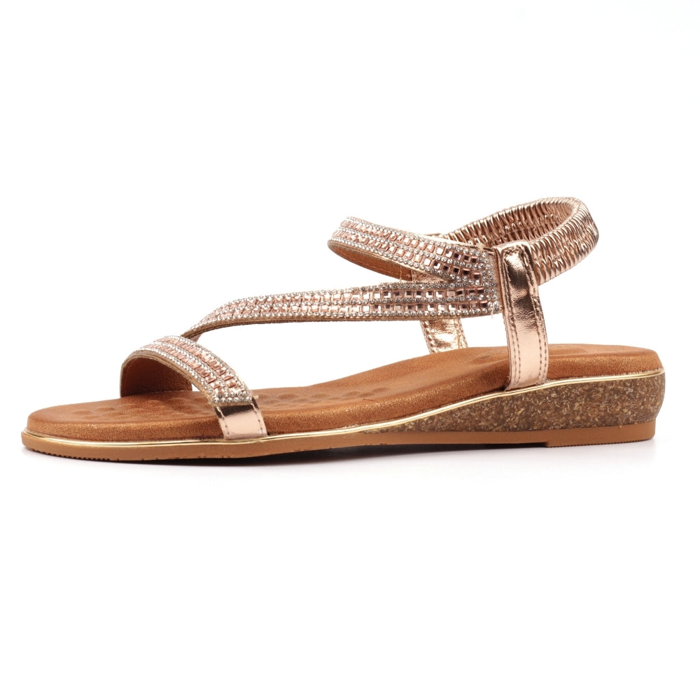 Lunar Jazmine Wide fit Sandal ROSE GOLD