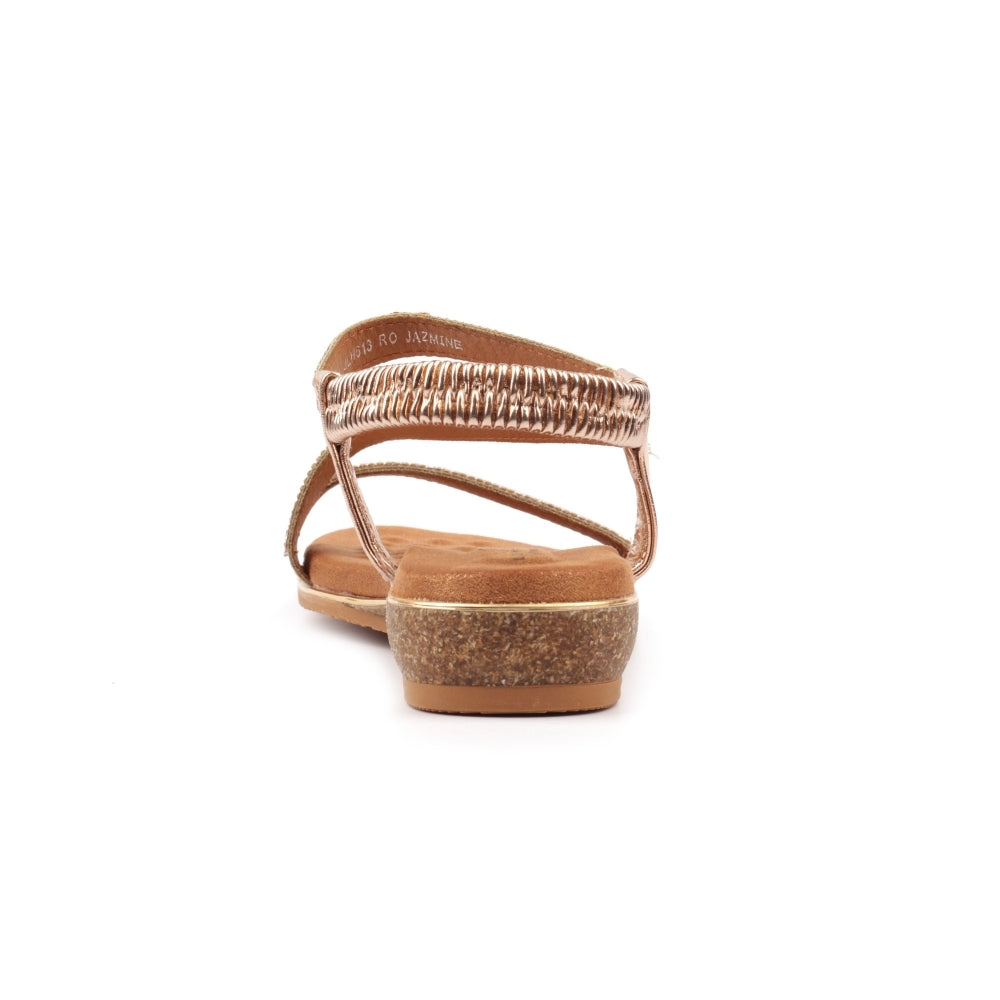 Lunar Jazmine Wide fit Sandal ROSE GOLD