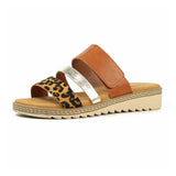 Lunar Kos velcro sandal Camel