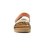 Lunar Kos velcro sandal Camel