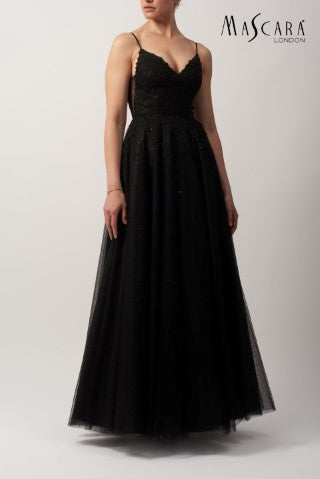 MASCARA MC11945 Black Tule dress