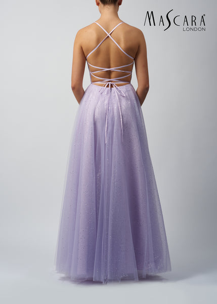 MASCARA MC122045 Tie Back tulle Lavender