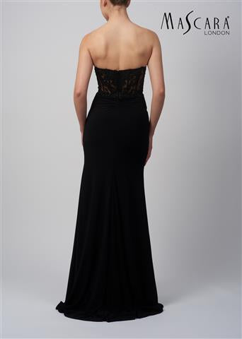 MASCARA MC18305 Embellished Bodice Jersey Dress