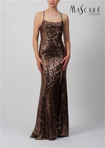 Mascara MC18315 Sequin Dress bronze