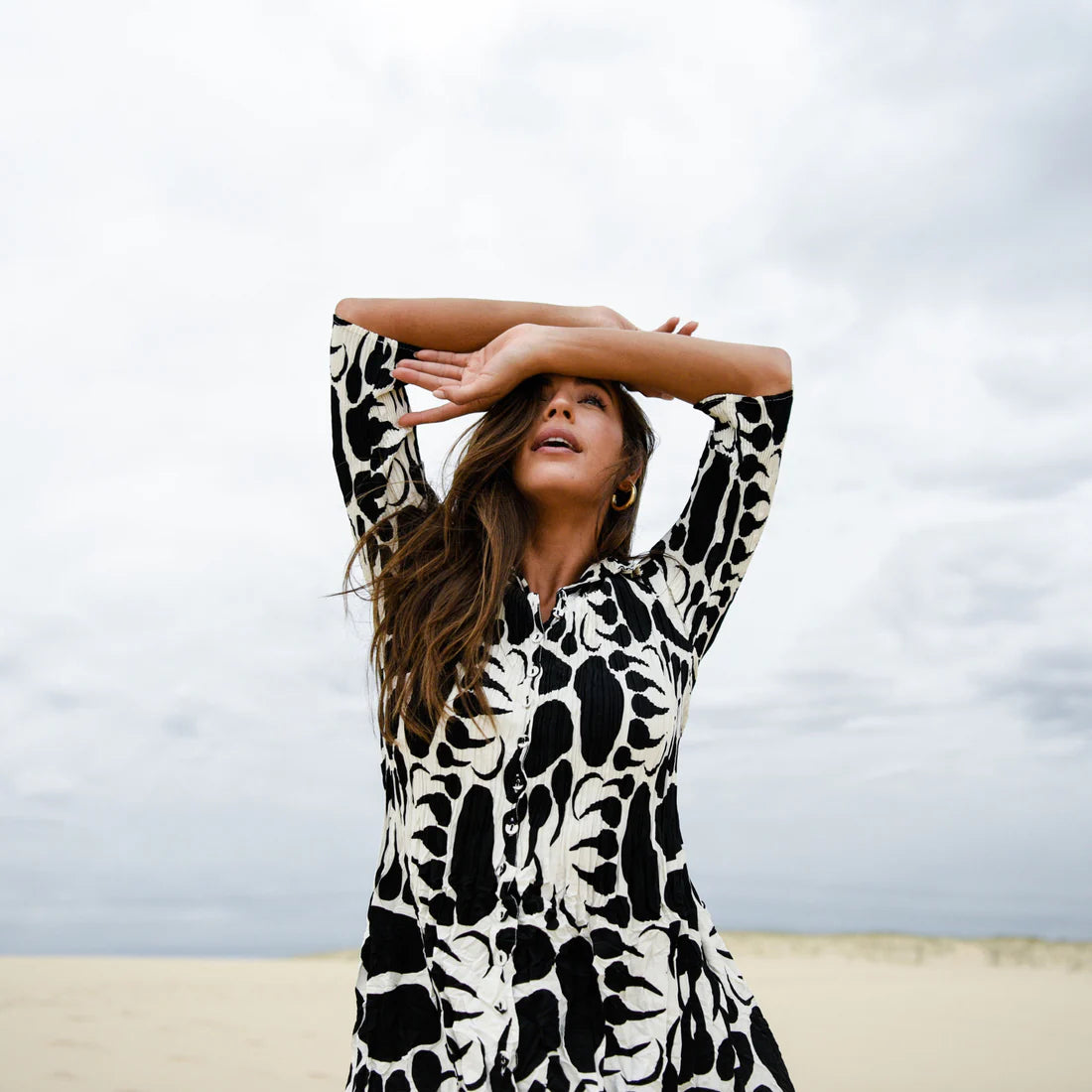 Alquema Nehru Coat Dress