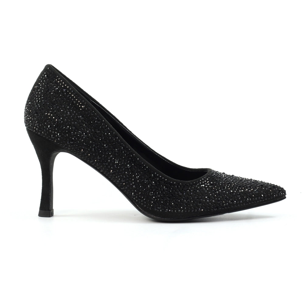 Lunar Renata black court shoes
