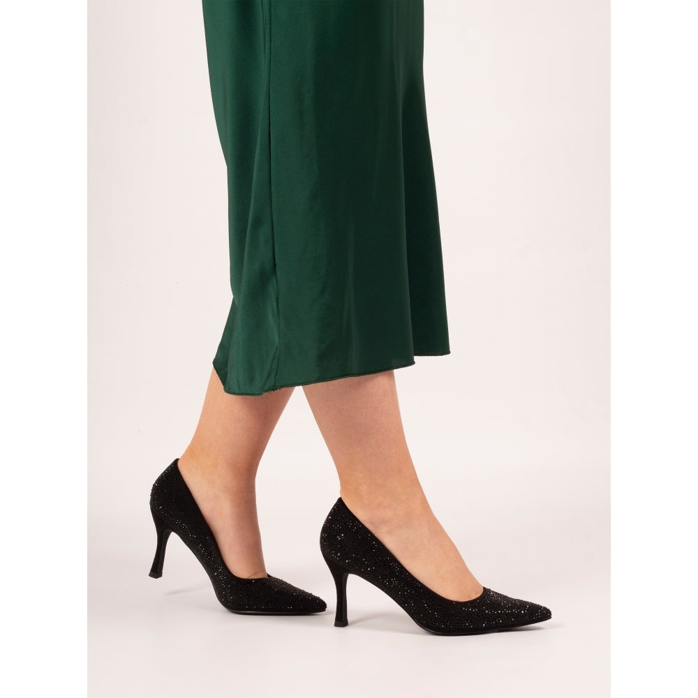 Lunar Renata black court shoes