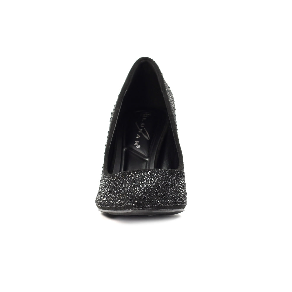 Lunar Renata black court shoes