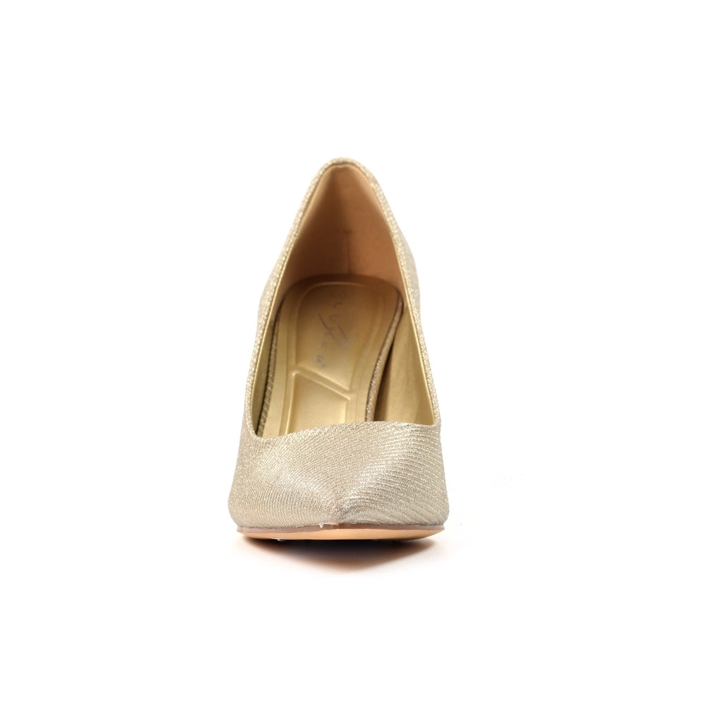 Lunar Romance Gold court shoes
