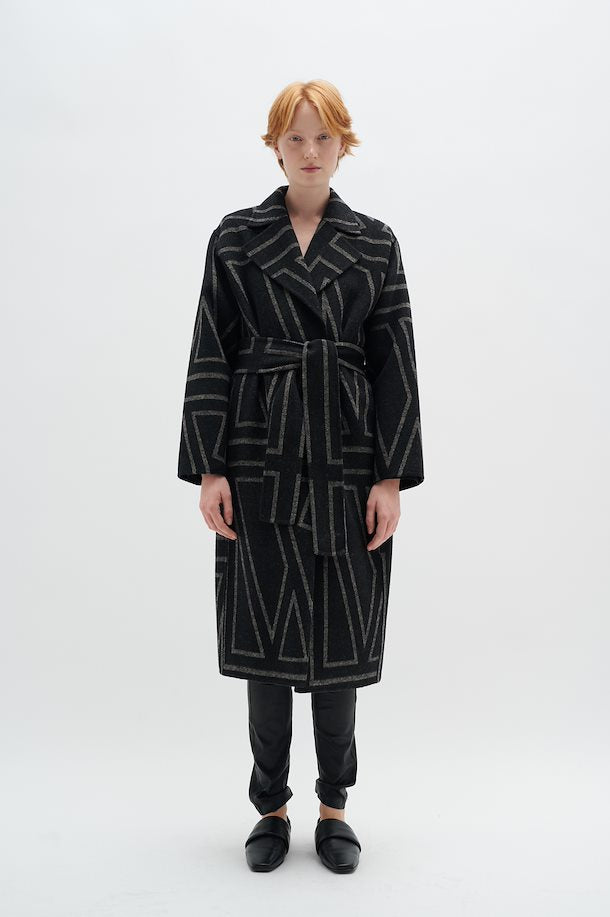 Inwear PETRIAL COAT Black and Sand