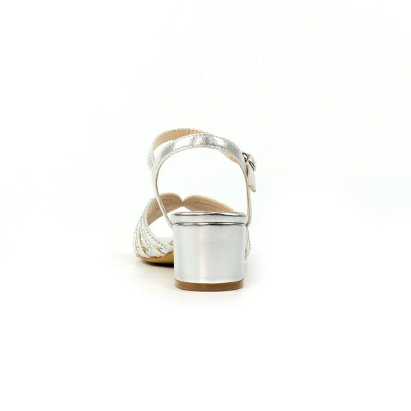 Lunar Twinkle Block heel silver