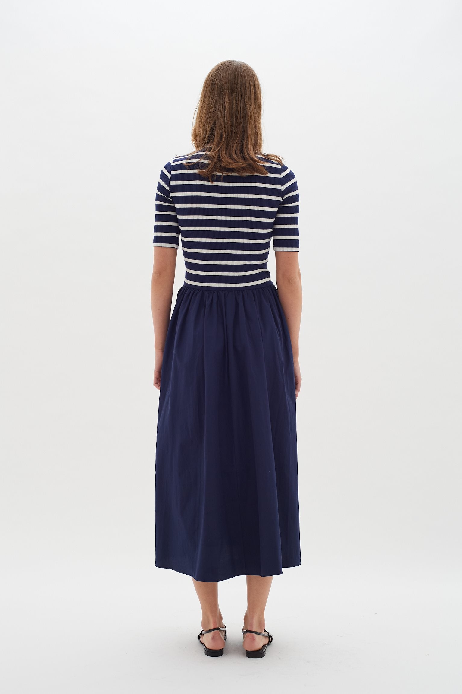 INWEAR Dagnama Dress Midnight Stripe