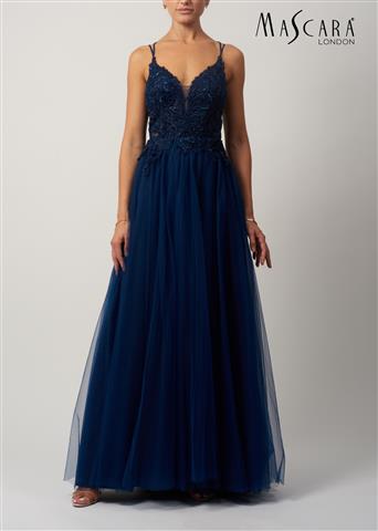 MASCARA MC18104 LACE BODICE WITH TULLE SKIRT