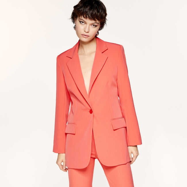 Access Fashion 1052-134/5125-134 trouser suit coral