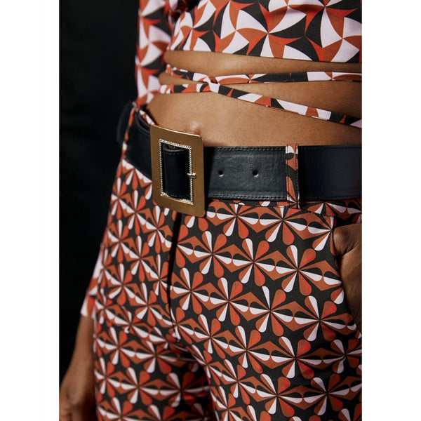 Access Fashion W2-4020 Gold Buckle Belt