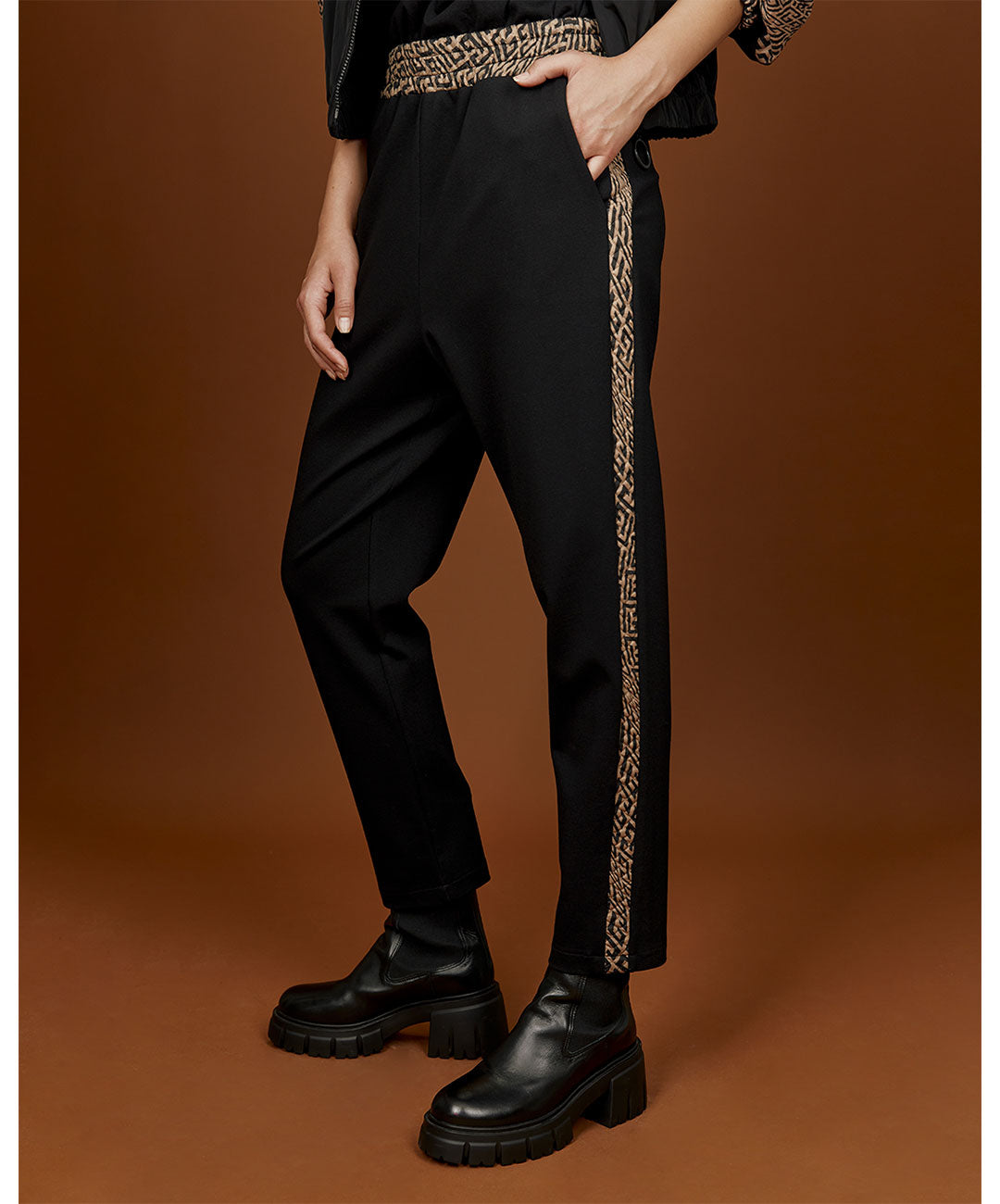 ACCESS FASHION SALE 5058 Trousers with elastic Waist