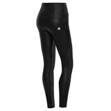 Freddy High waist faux Leather Black