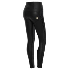 Freddy High waist faux Leather Black