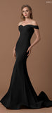 Gino Cerruti 1539 Off The shoulder Dress Black