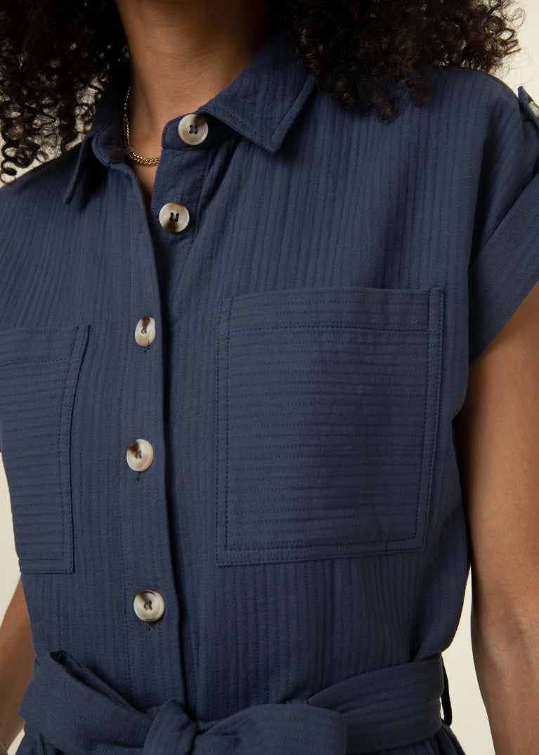 FRNCH Jeanne jumpsuit blue