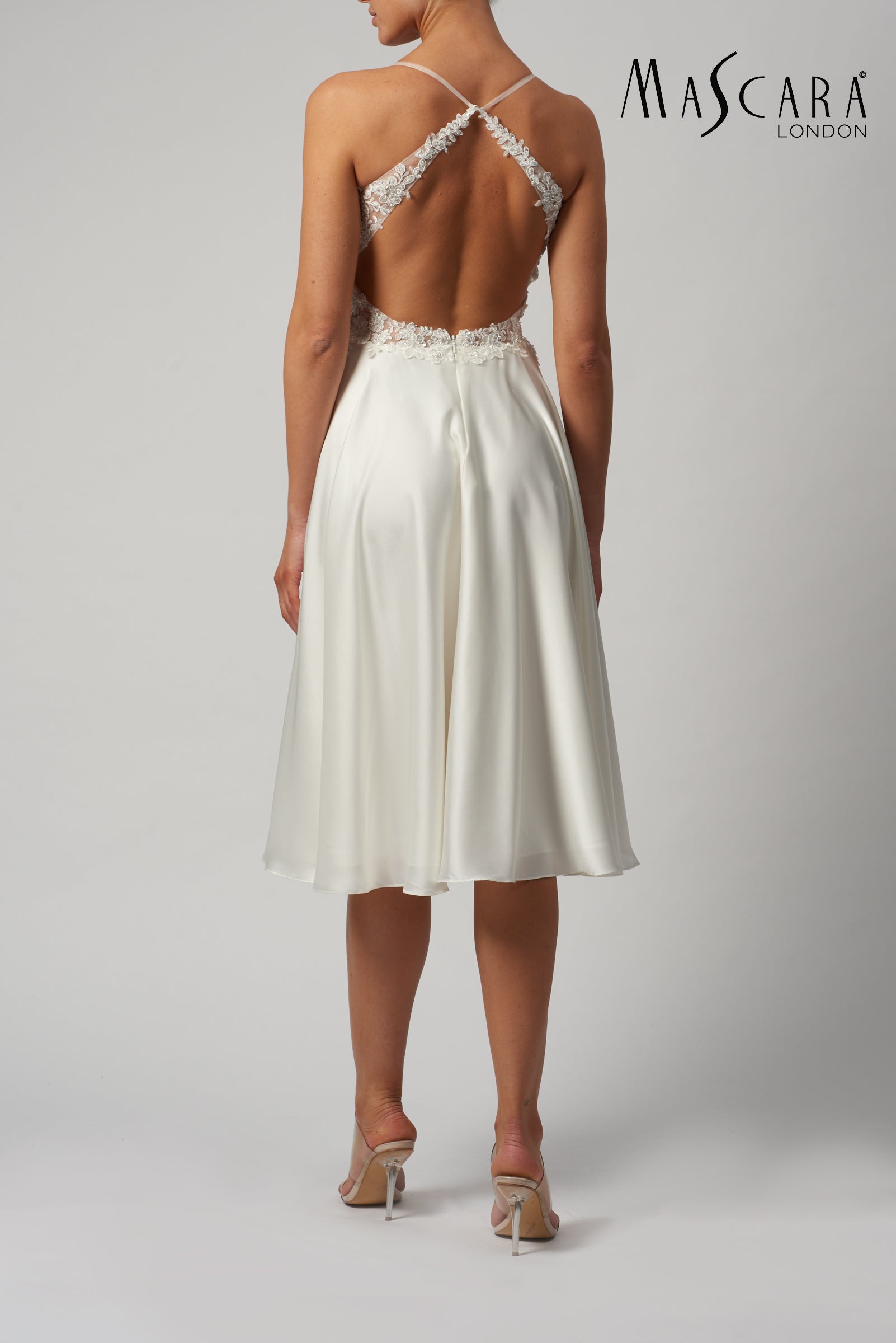 Mascara MC3121039 Midi Satin Dress