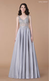Gino Cerruti, Long Dress, Silver