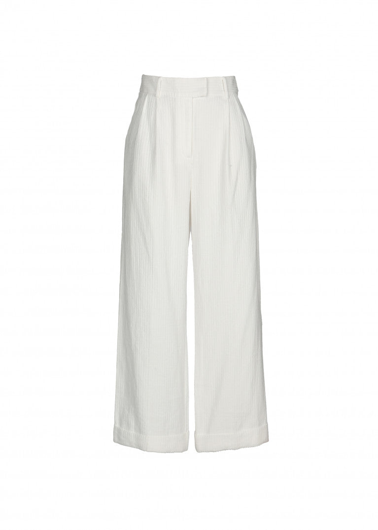 FRNCH Palmier trouser white