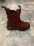 Extreme stomper wine  pull on boot
