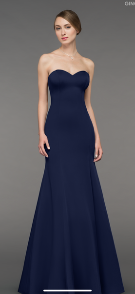 Gino Cerruti 2781D Strapless Dress Navy