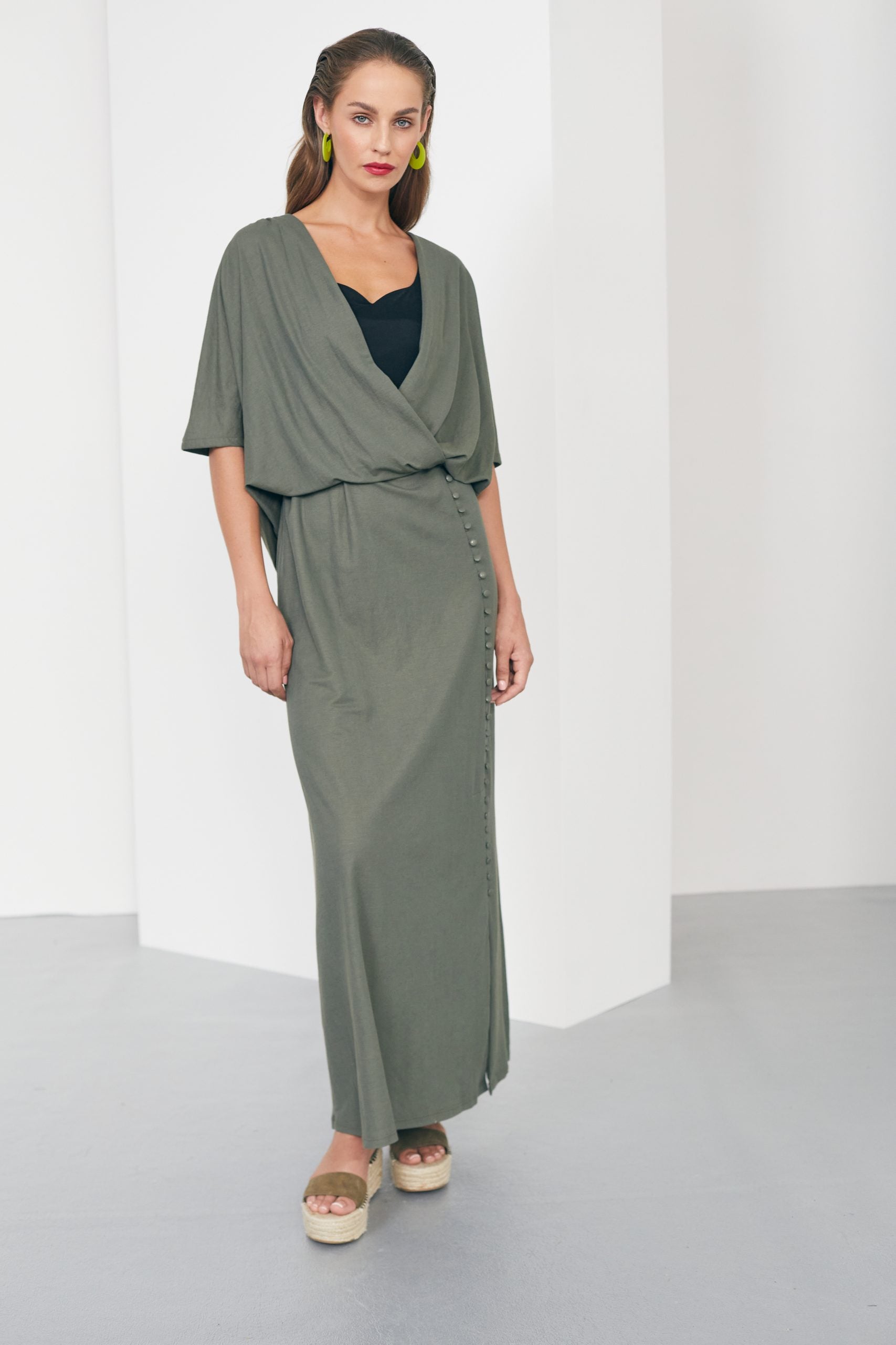 NAYA NAS23162 khaki 2 piece dress