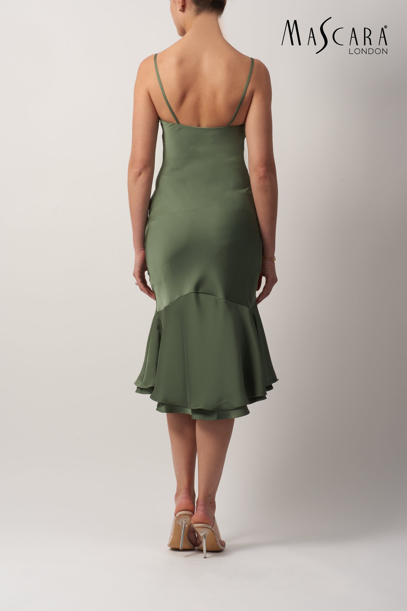 Mascara MC192018M slip midi dress MOSS