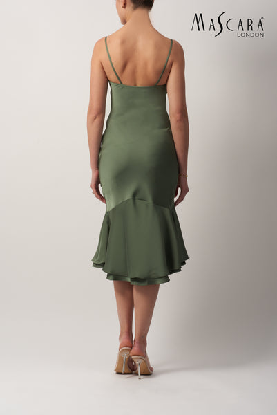 Mascara MC192018M slip midi dress MOSS