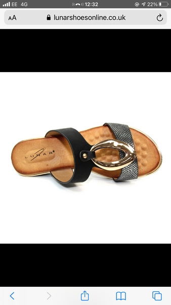 Lunar Pennita Low Wedge Sandal Code: JLH145