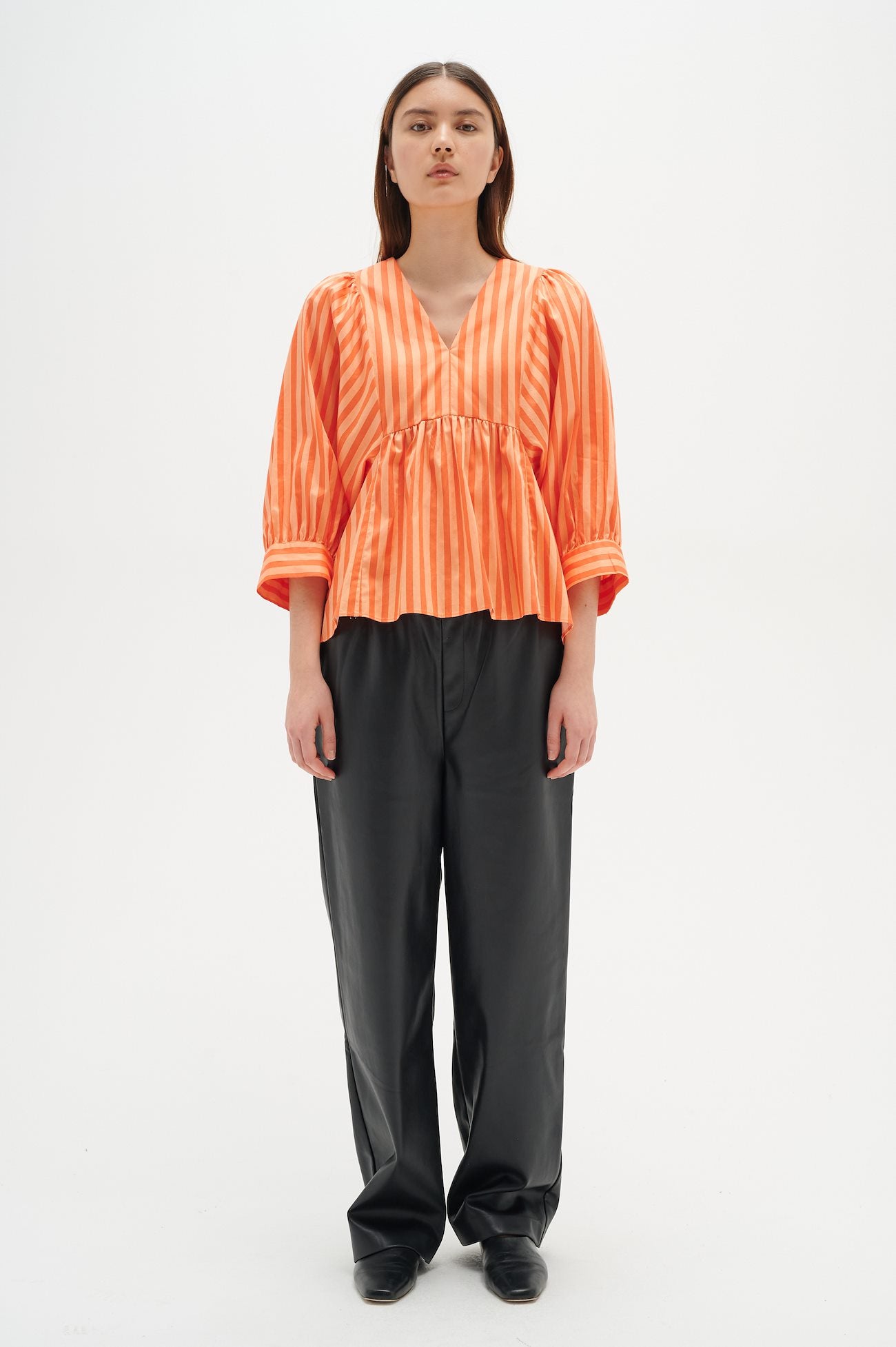 Inwear DeixIW Blouse cantaloupe stripe
