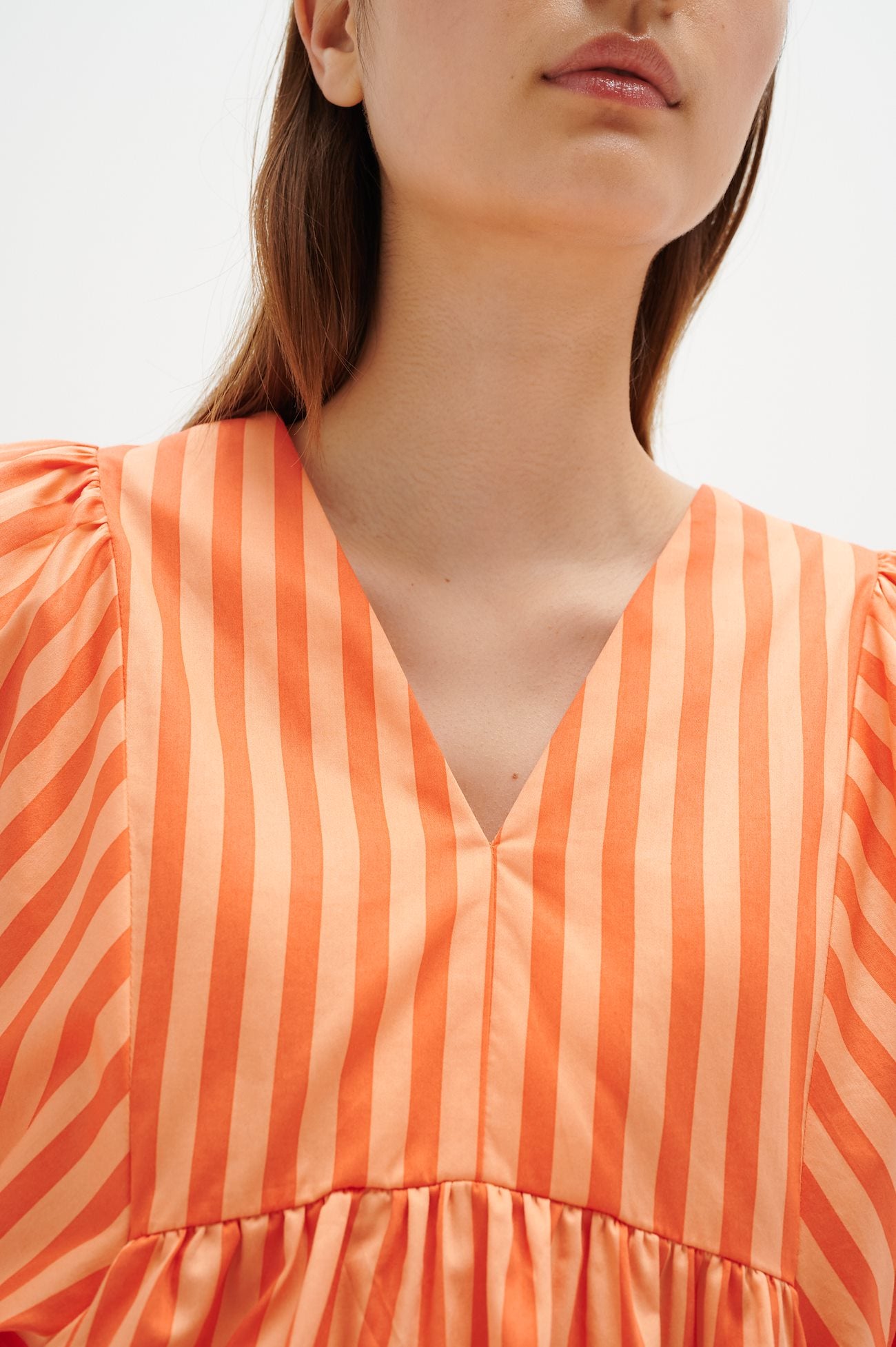 Inwear DeixIW Blouse cantaloupe stripe